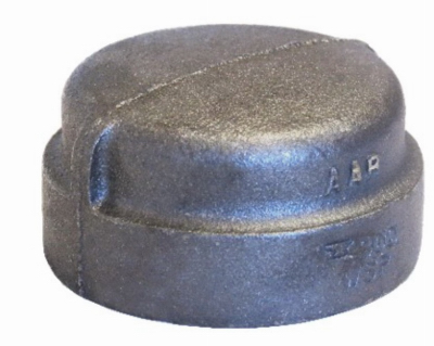 4 In. Pipe Cap, Black - True Value Hardware