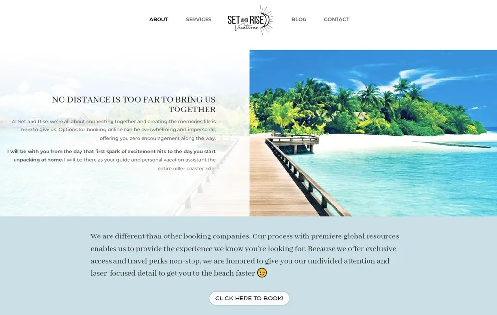 Truevine  Design Portfolio Set and Rise Vacations