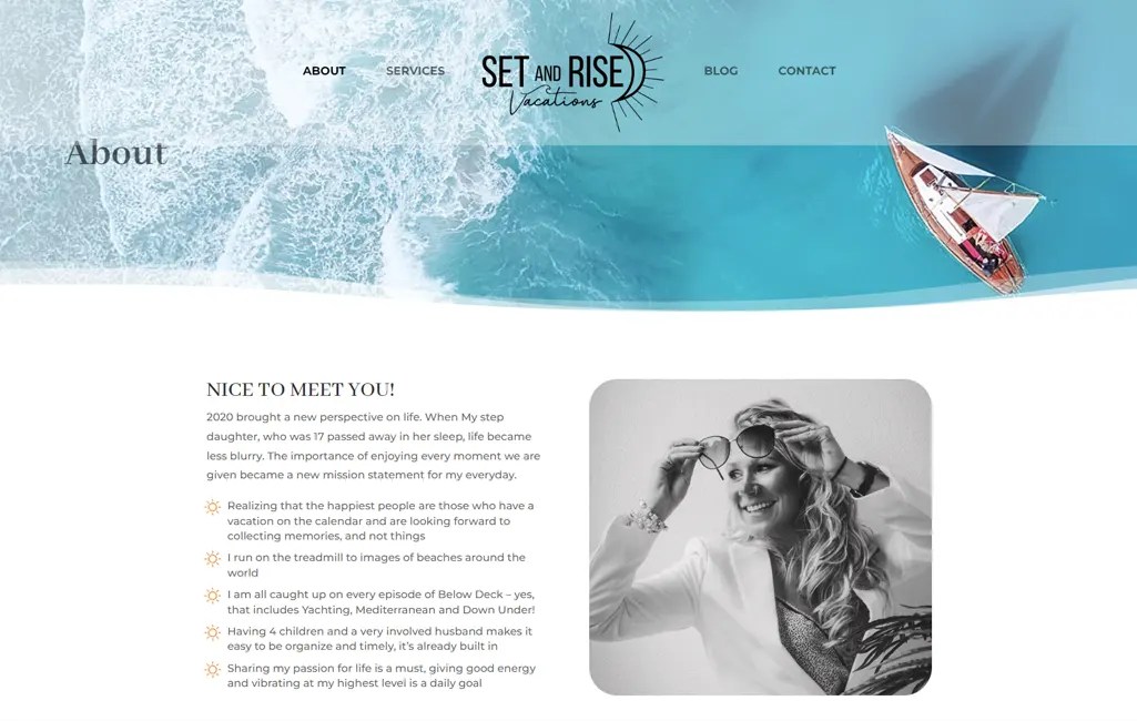 Truevine  Design Portfolio Set and Rise Vacations