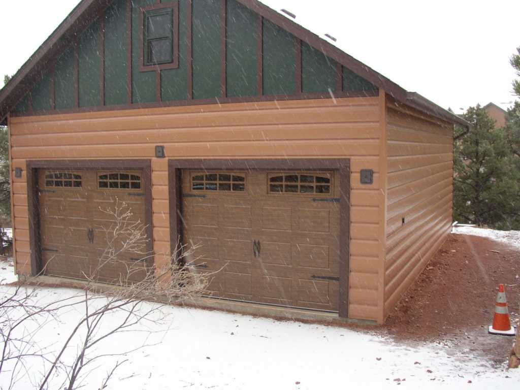 Log Home Garage Doors Which Styles Are Best? Tru Log Siding