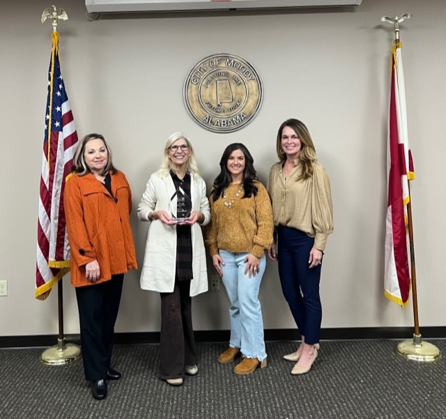 Moody Chamber of Commerce present 2021 Business of the Year Award The