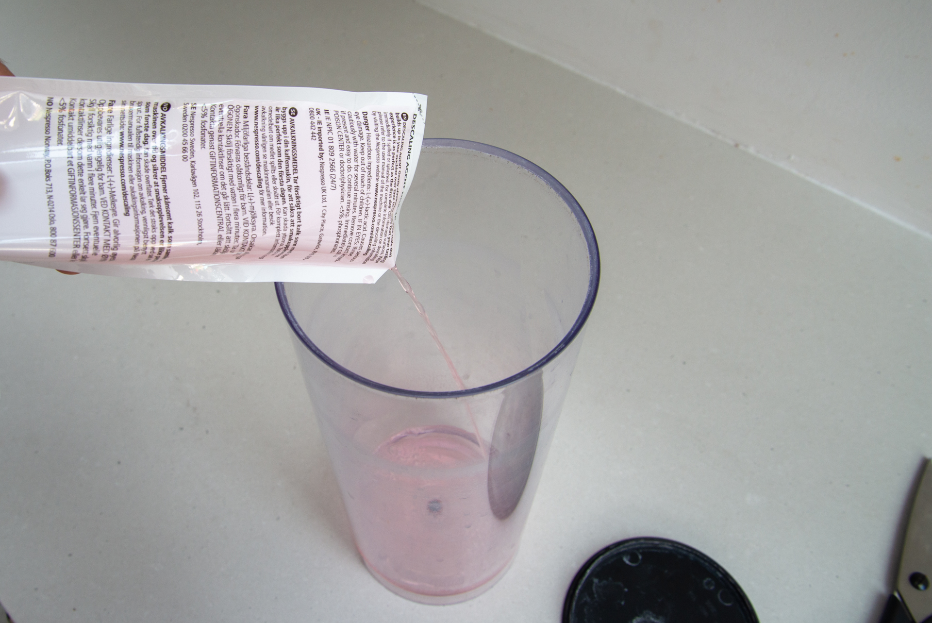 How to descale a Nespresso machine