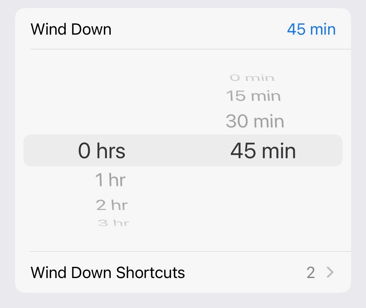 How to set up a Sleep schedule for bedtime on iPhone