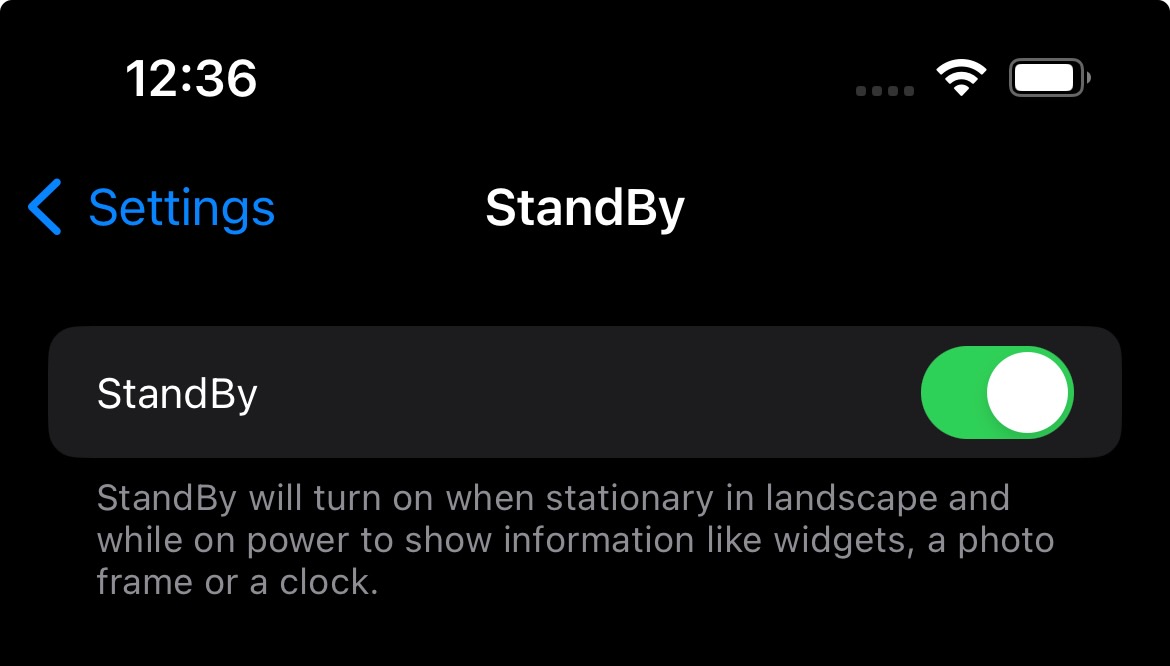 How to use StandBy mode on iPhone