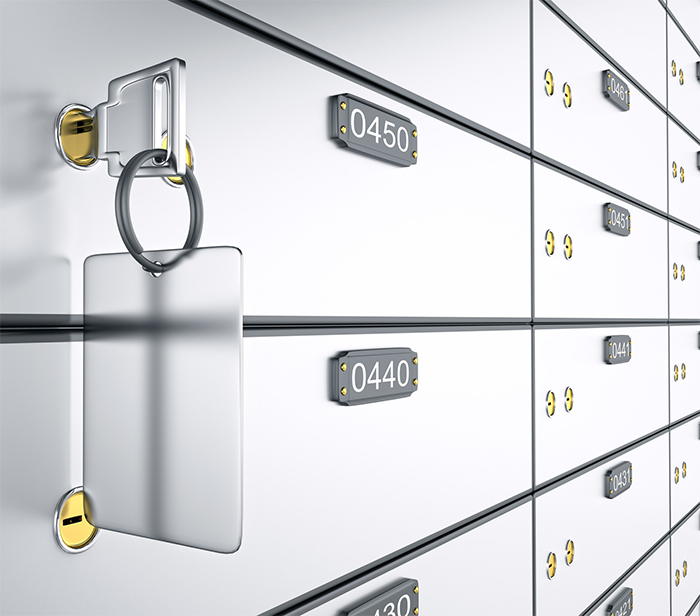 Wire Transfer, Safe Deposit Box, Foreign Currency Exchange Trustmark