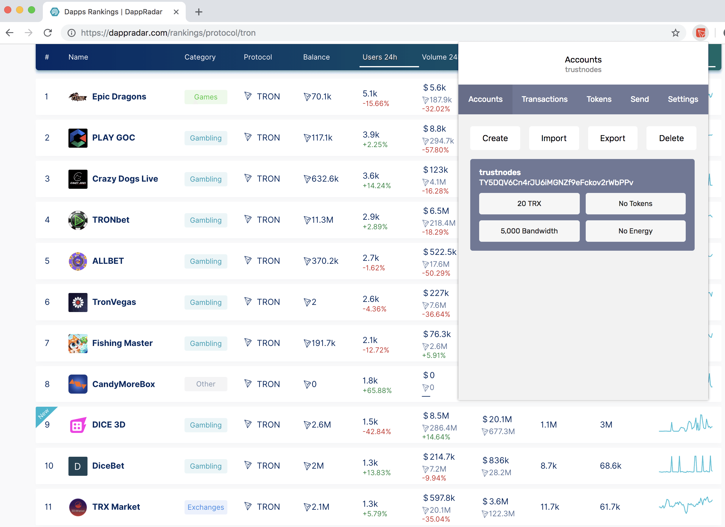 tron s metamask like plugin jan 2019