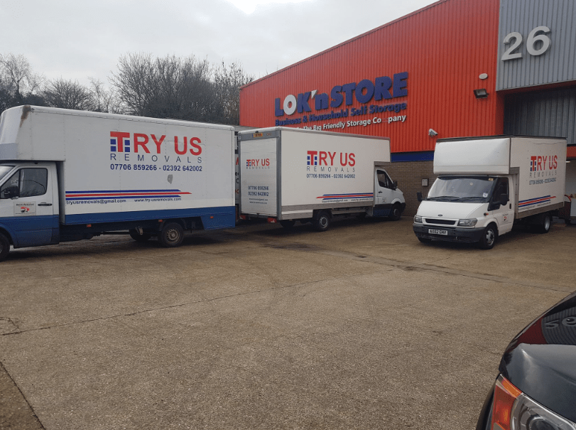 Storage options for Gosport and Fareham Storage Try Us Removals