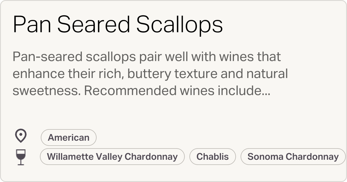 Best Pan Seared Scallops Wine Pairings Vi wine and food pairings to