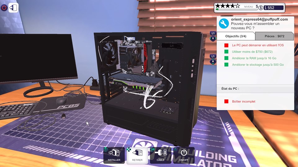 TEST PC Building Simulator Réparez vousmême vos
