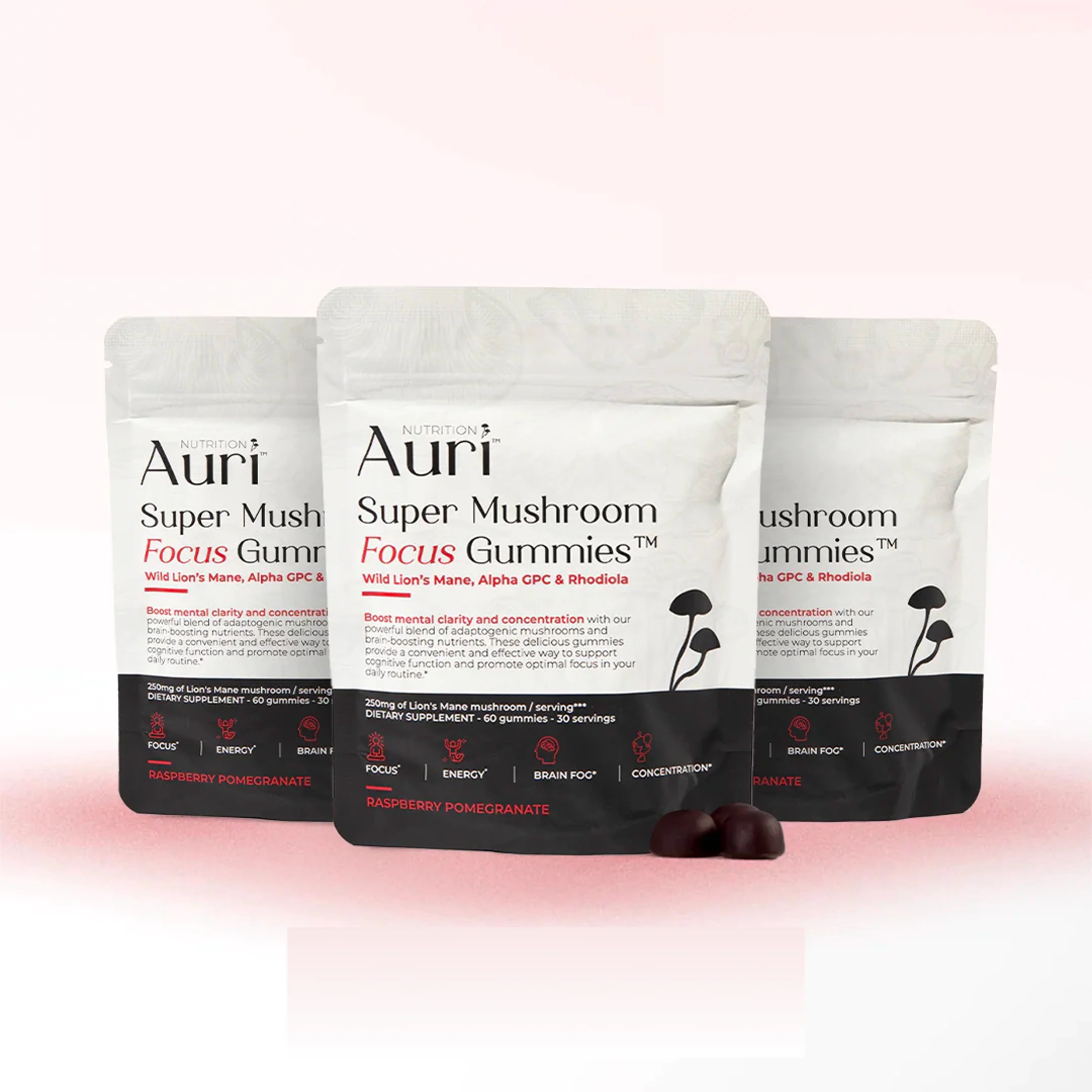 Super Mushroom Focus Gummies Auri Nutrition