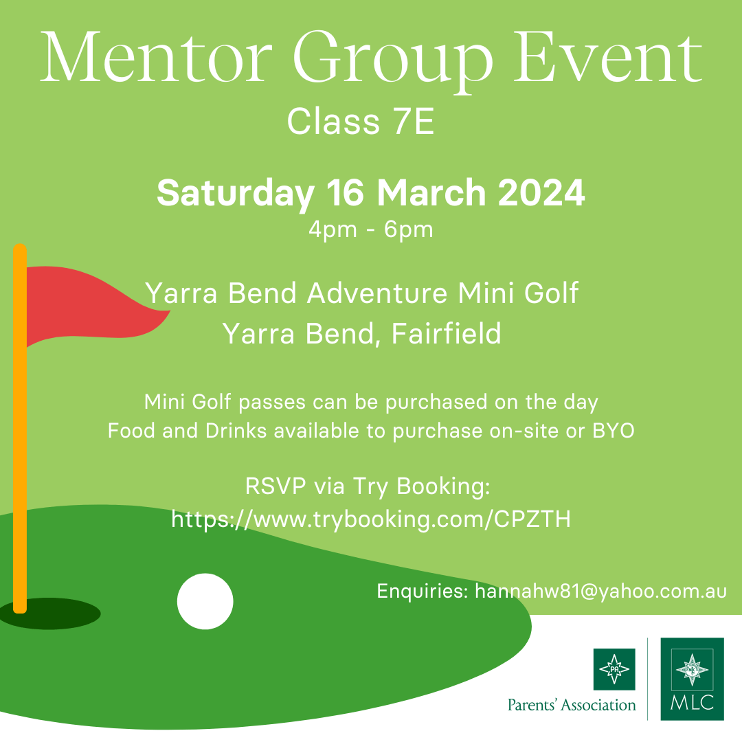 2024 Year 7 Class 7E Mentor Group Event Tickets, Yarra Bend Mini Golf, Fairfield TryBooking