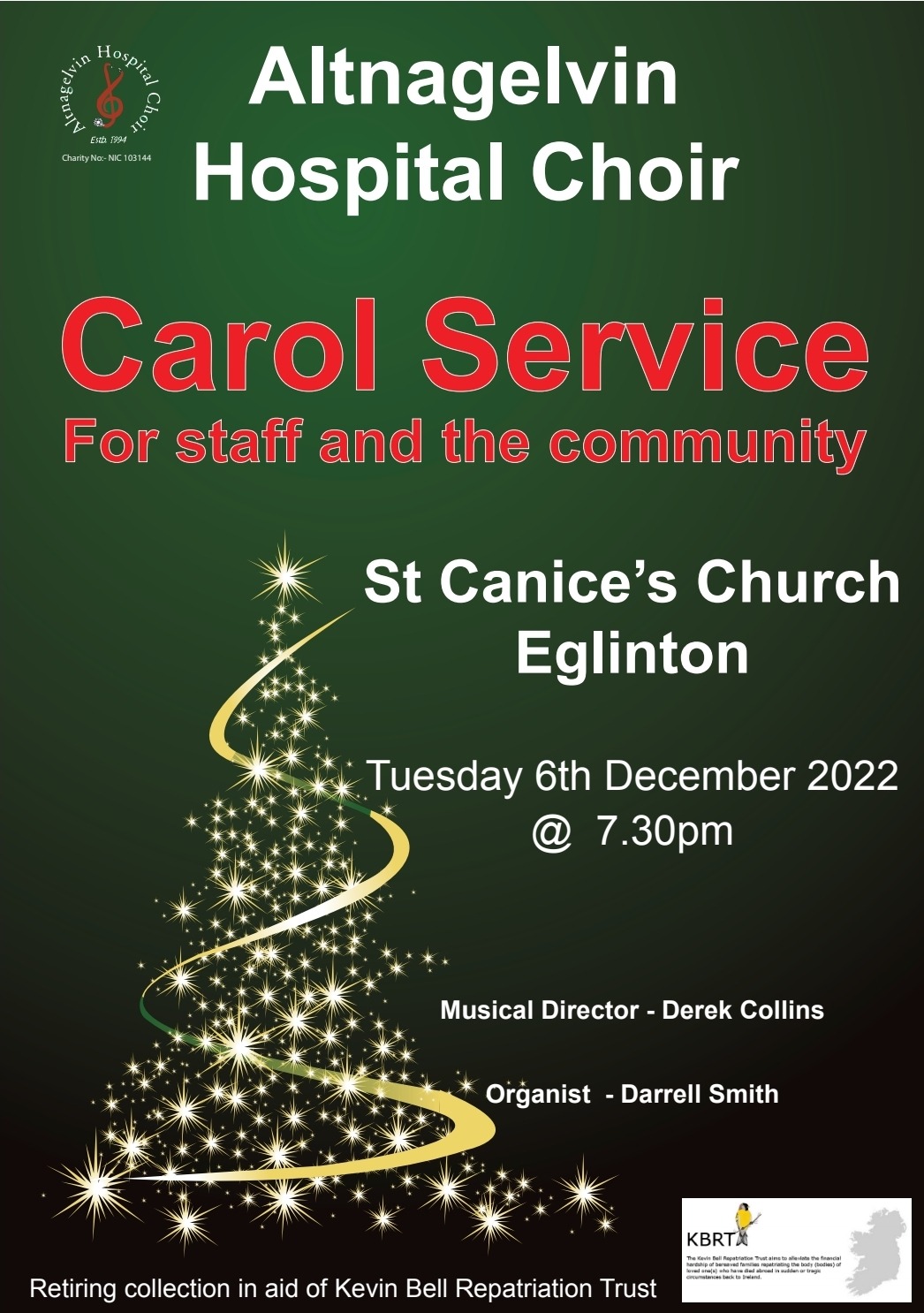 Altnagelvin Hospital Choir Carol Service Tickets, St Canice Church