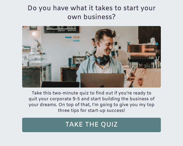 Do you have what it takes to start your own business? Interact Quiz