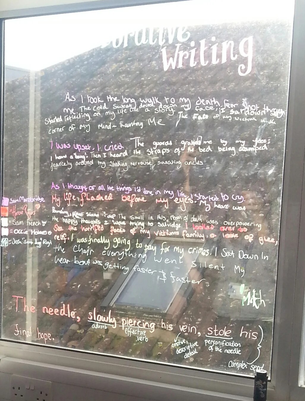 Writing on the…windows! Try This Teaching