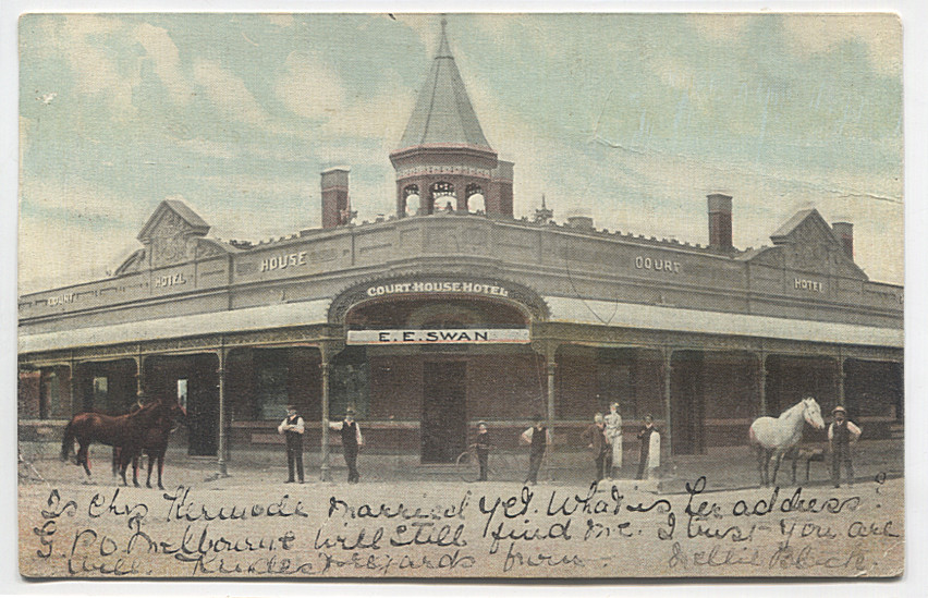 (BB10037) VICTORIA · 1908 advertising card by F.W. Niven for Mrs. E..E