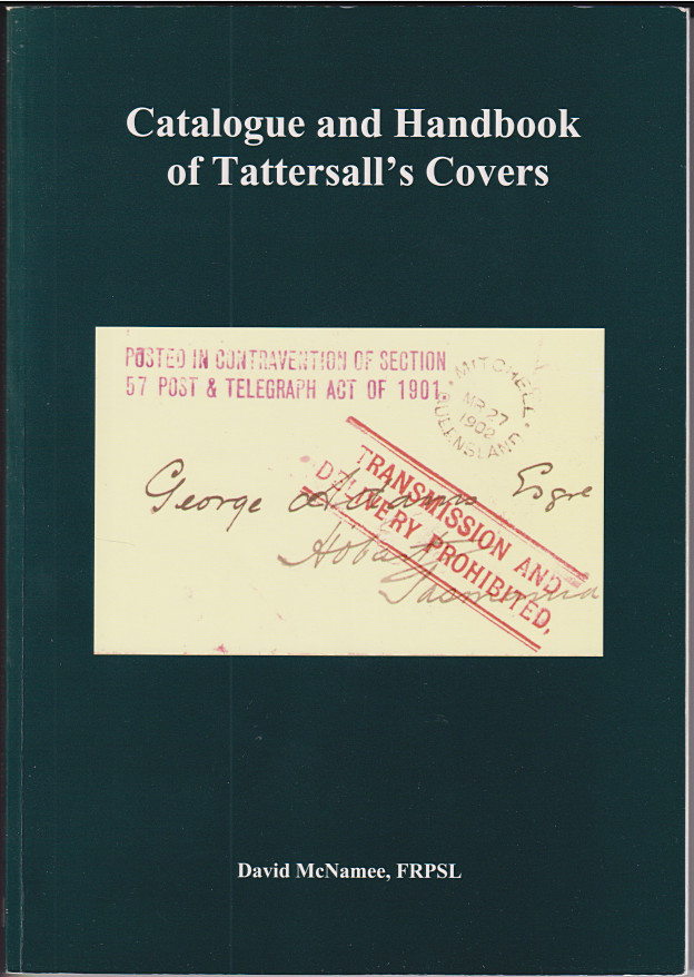 (GG1060A) CATALOGUE AND HANDBOOK OF TATTERSALL'S COVERS by David