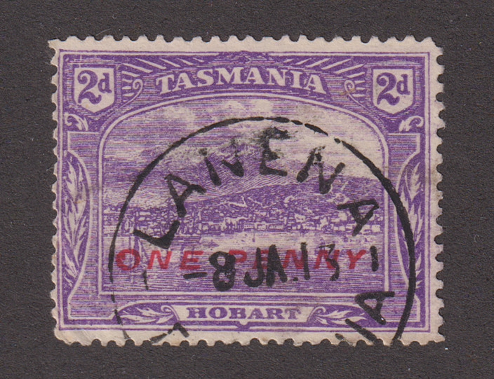 (JB1091) TASMANIA · 1913 a very collectable example of the LANENA Type