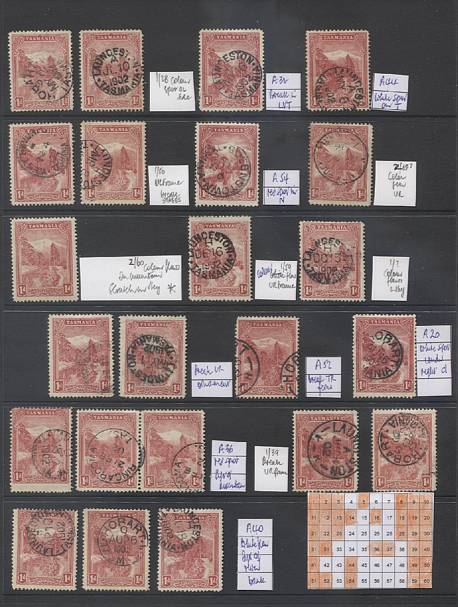 (MM10014L) TASMANIA · 1902 3 Hagners housing a mostly used