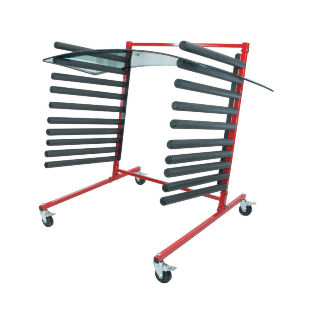 Innovative Mobile Glass Rack™ T.S. Automotive Solutions