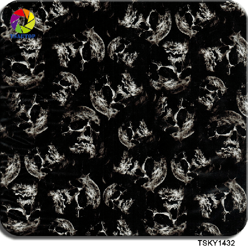 Skull Hydro Dip Film Hydrographic film Hydro Dip Supplier TSAUTOP