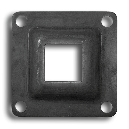 Raised Base Square Flanges