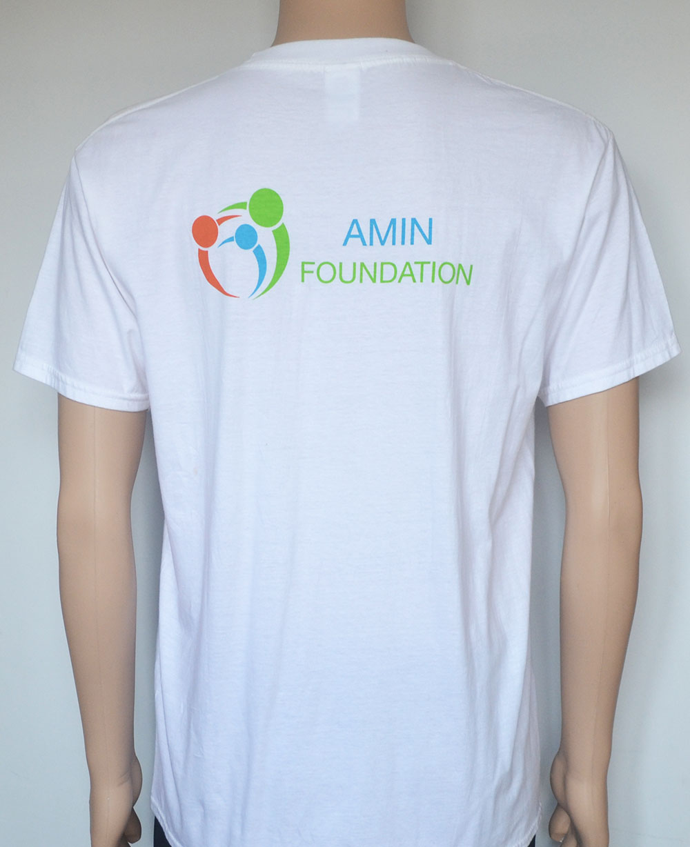 Custom white cotton tshirts for foundation in China , cheap public