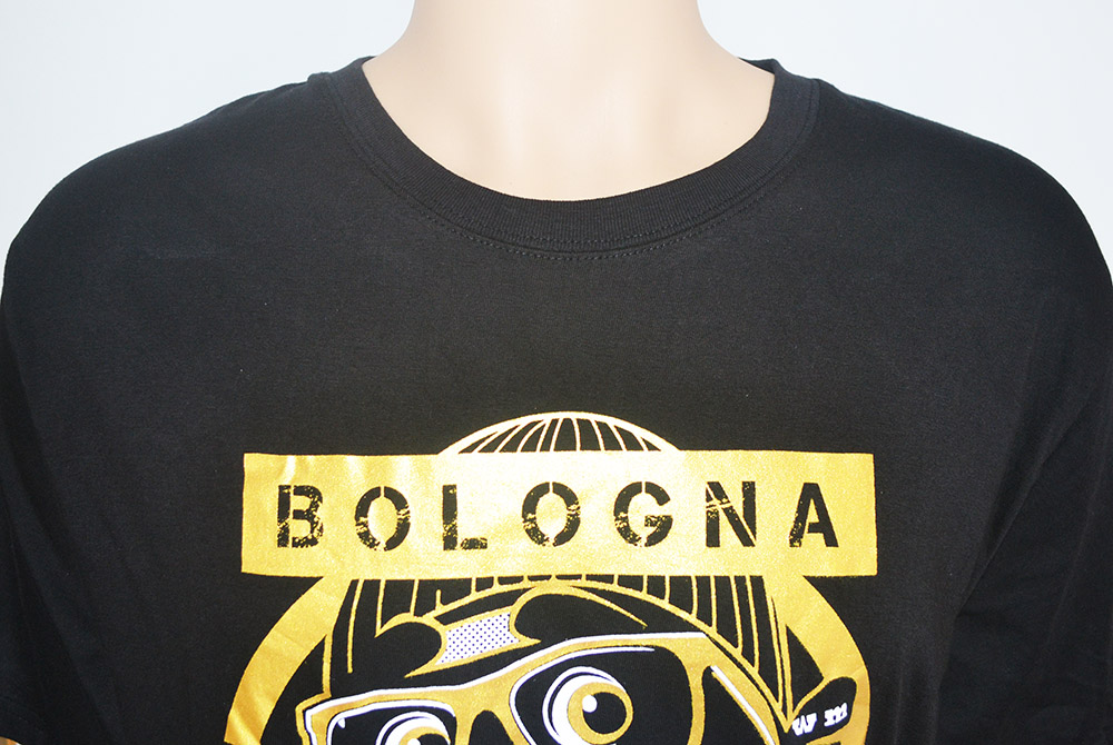 Custom golden printed tshirts in China, Personalized golden foil