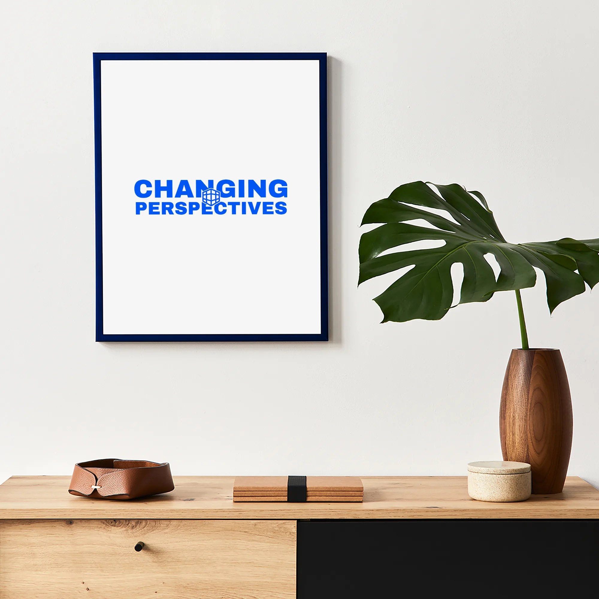 Motivational phrase to change perspective design tshirt design