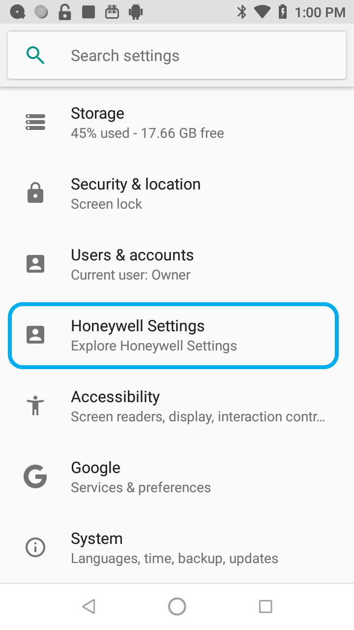 Configuring Honeywell Barcode Scanners for TSL® Apps