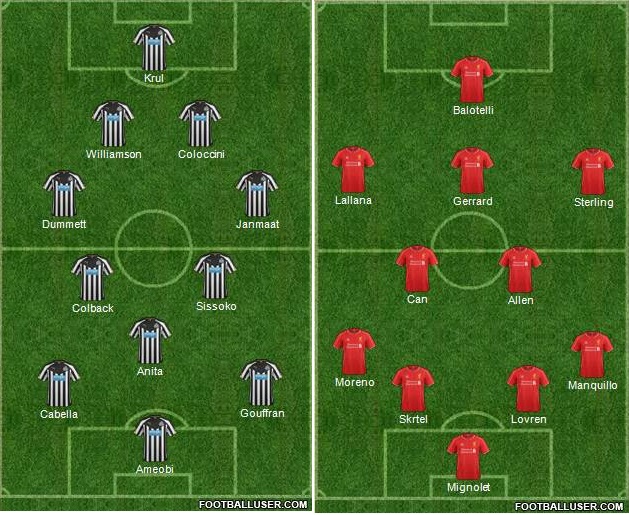 Newcastle United vs Liverpool Live Stream 2014 Premier League
