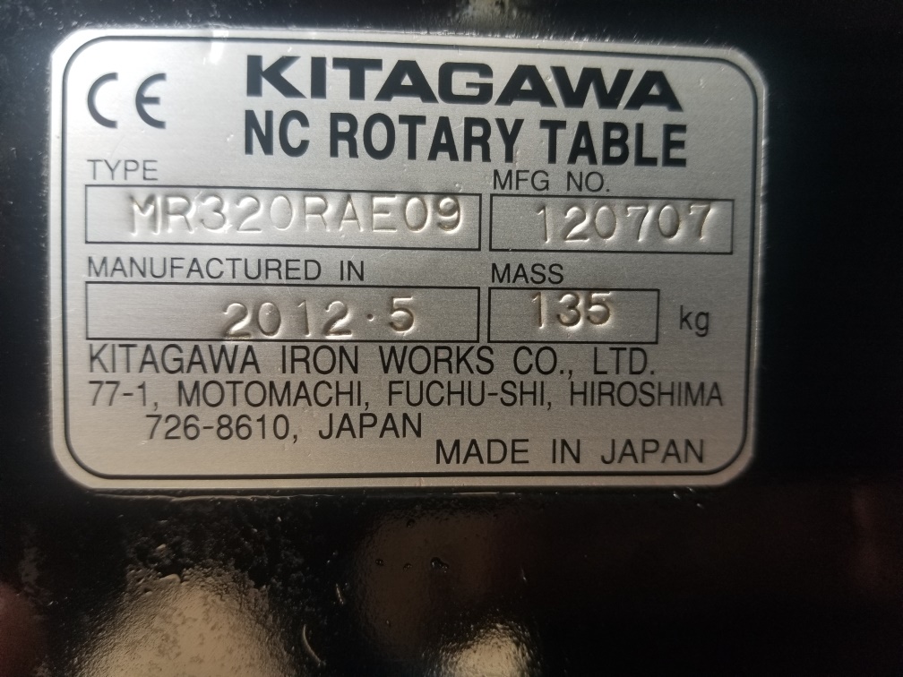 Kitagawa cnc rotary table