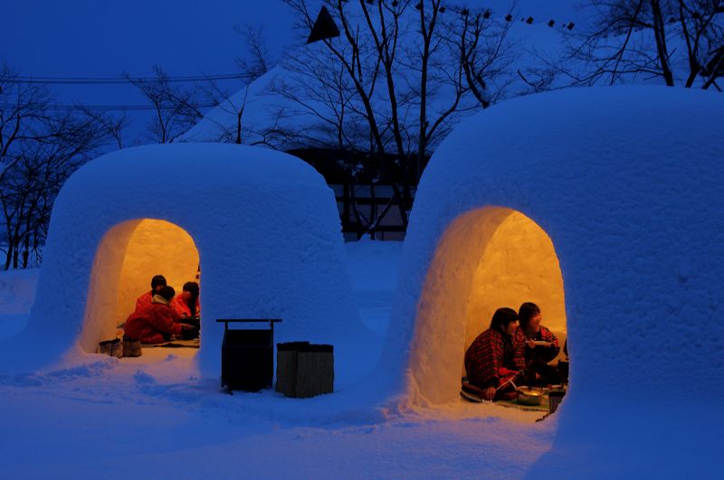 Try Japanese Igloos in Yokote City’s Yuki Matsuri tsunagu Japan