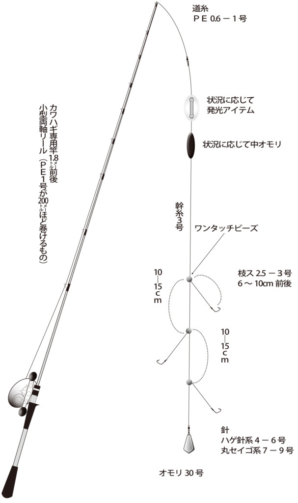 【船カワハギの基本的な釣り方】徳島・阿南中林漁港 水天丸 ニュース つりそく（釣場速報）