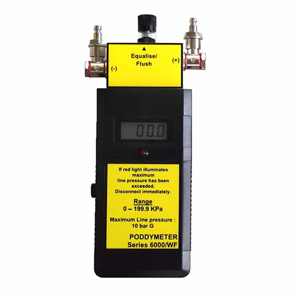 Poddymeter Series 6000WFV Water Manometer TT Series