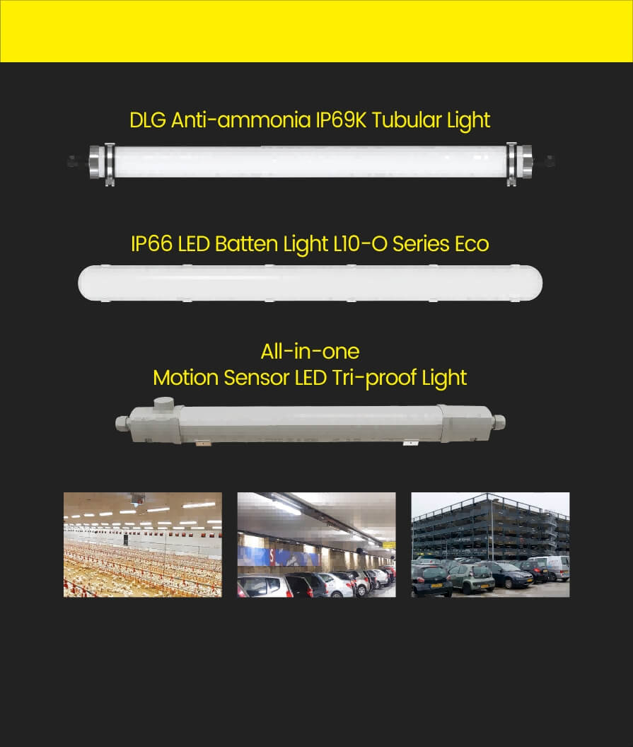 TUBU LED Tri Proof Light TUBU
