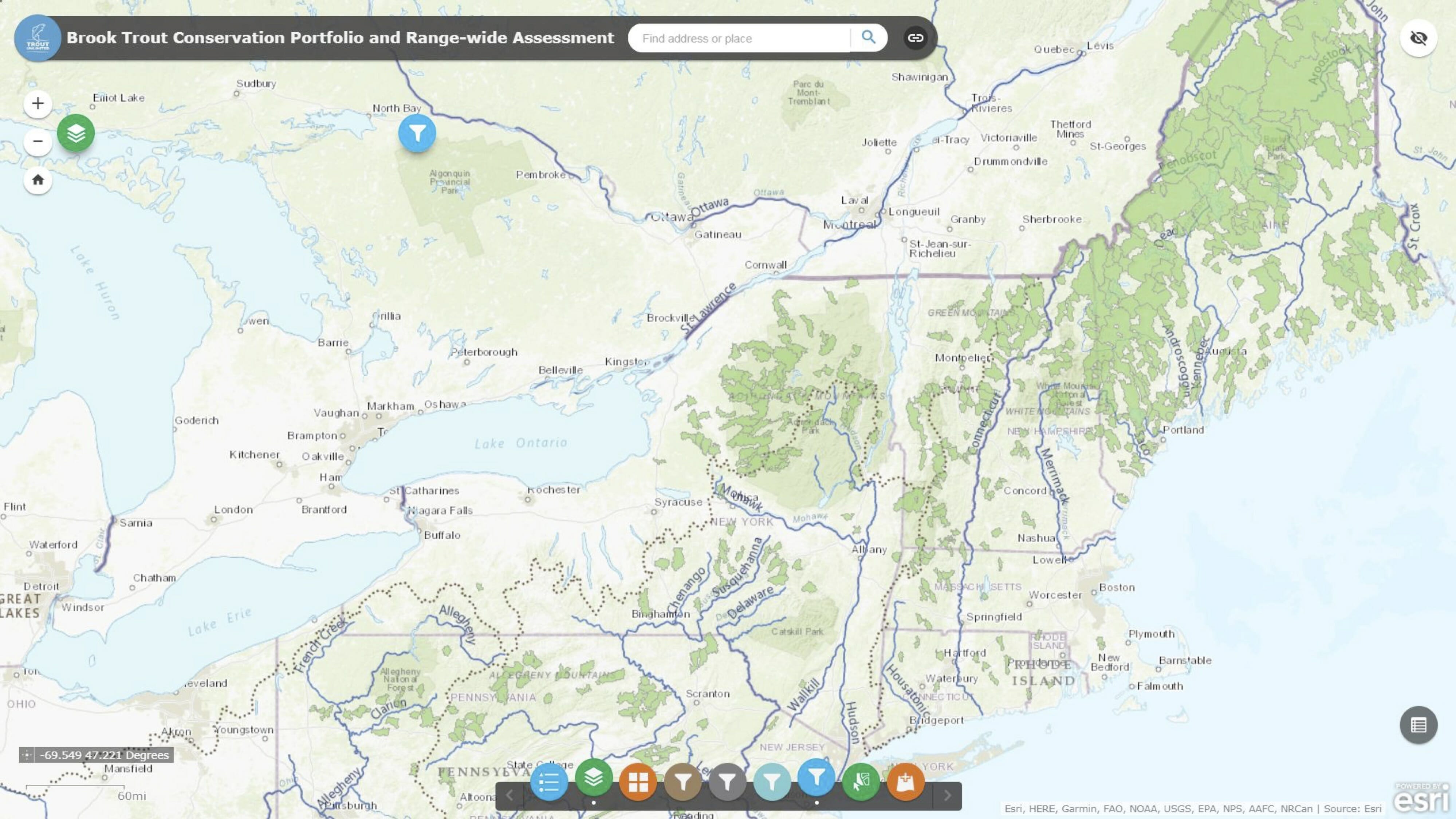 Conservation Portfolio Analysis aids brook trout efforts in NE Trout