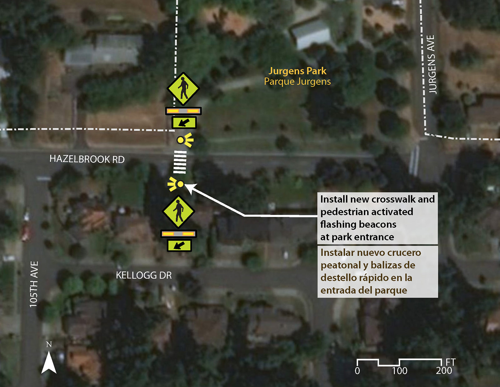 Hazelbrook Rd at Jurgens Park Tualatin Moving Forward