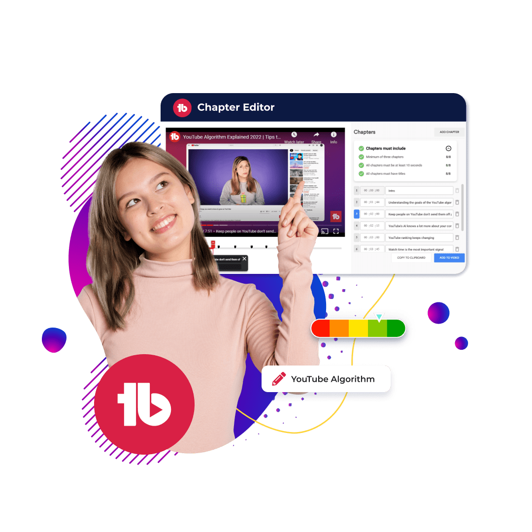 Chapter Editor Video Chapter Tool for YouTube TubeBuddy