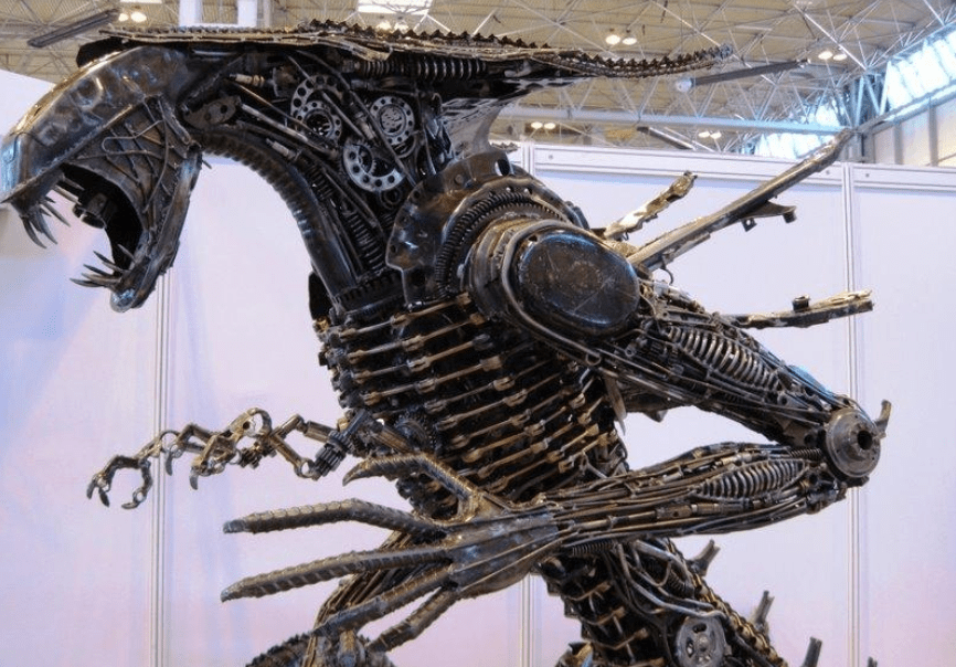 Scary Scrap Metal Art Tucson Iron