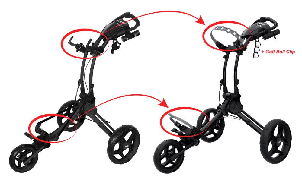 Rovic RV1D Ball Golf Conversion Kit Truly Unique Disc Golf