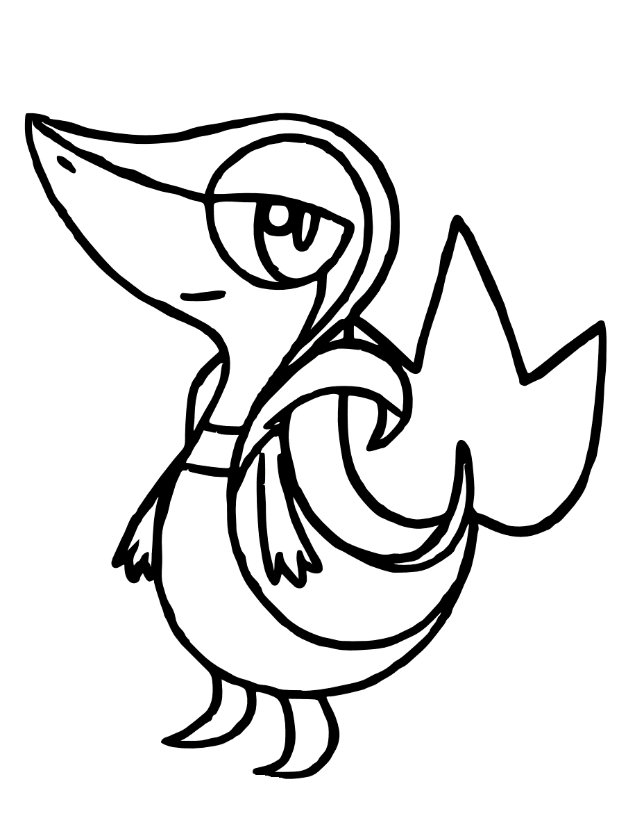 Desenho de Snivy para colorir Tudodesenhos