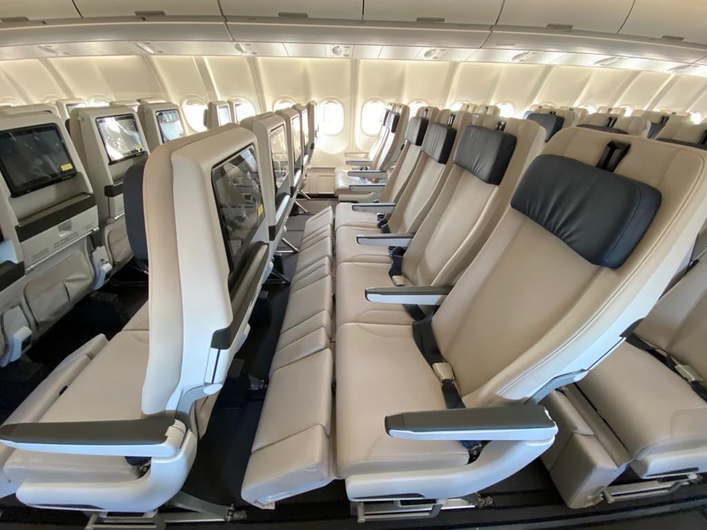Conheça o Skysofa instalado no Airbus A330900neo da Azul