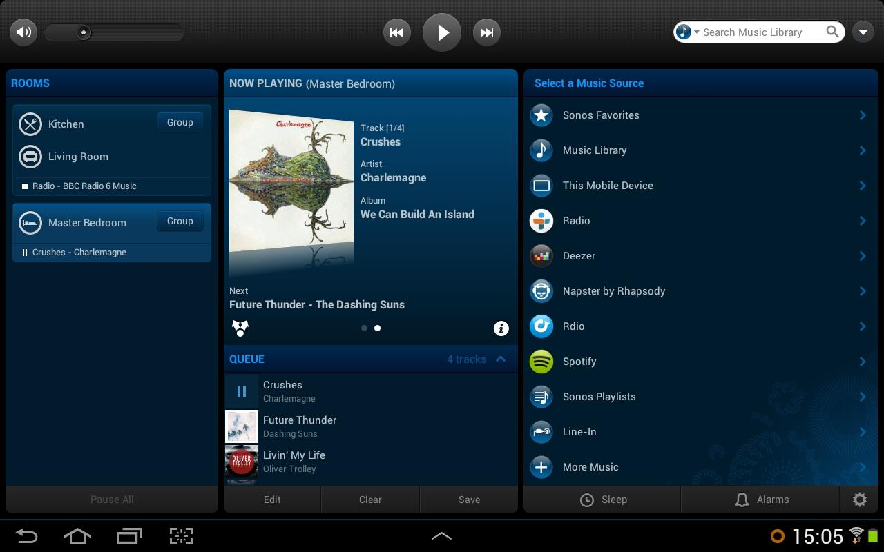 Sonos Controller para Android, nueva actualización de la