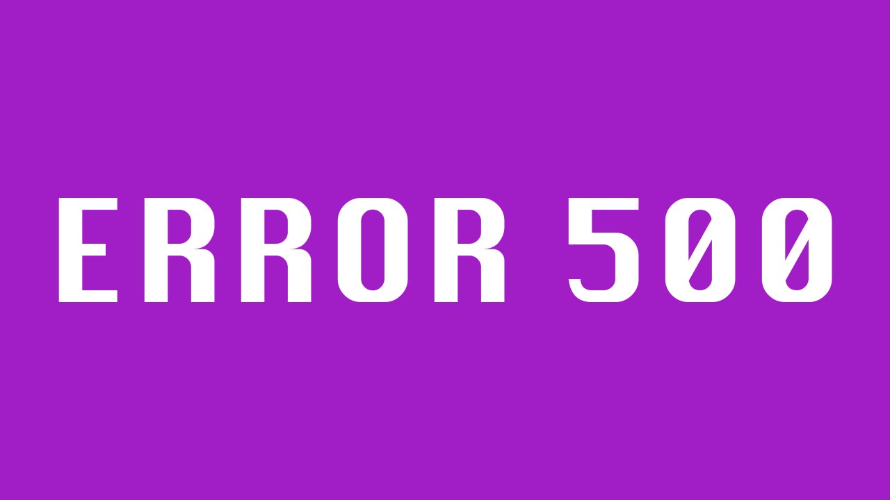 Error HTTP 500, qué es y qué solución tiene