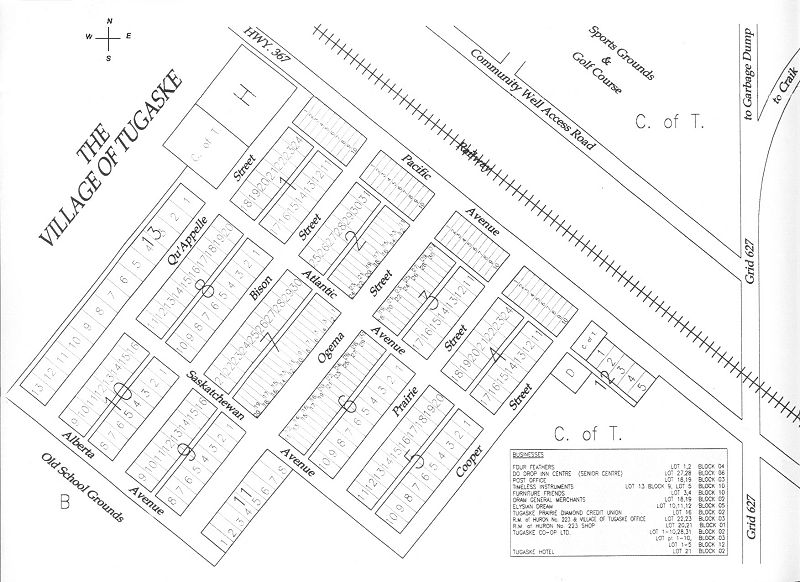 Town of Tugaske, Saskatchewan Tourist Information