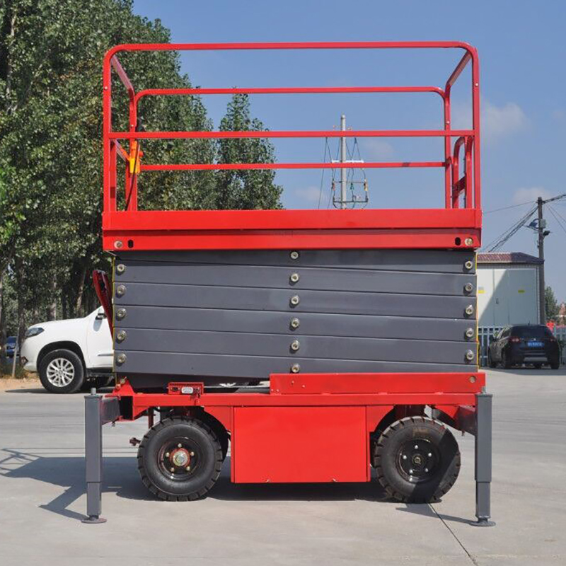 10m 2000kg Scissor lift aerial work platform manufacturer Tuhe lift