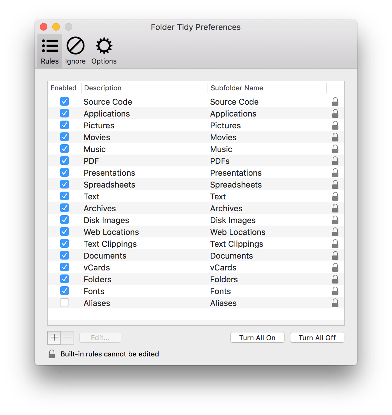 Folder Tidy User Guide Tunabelly Software