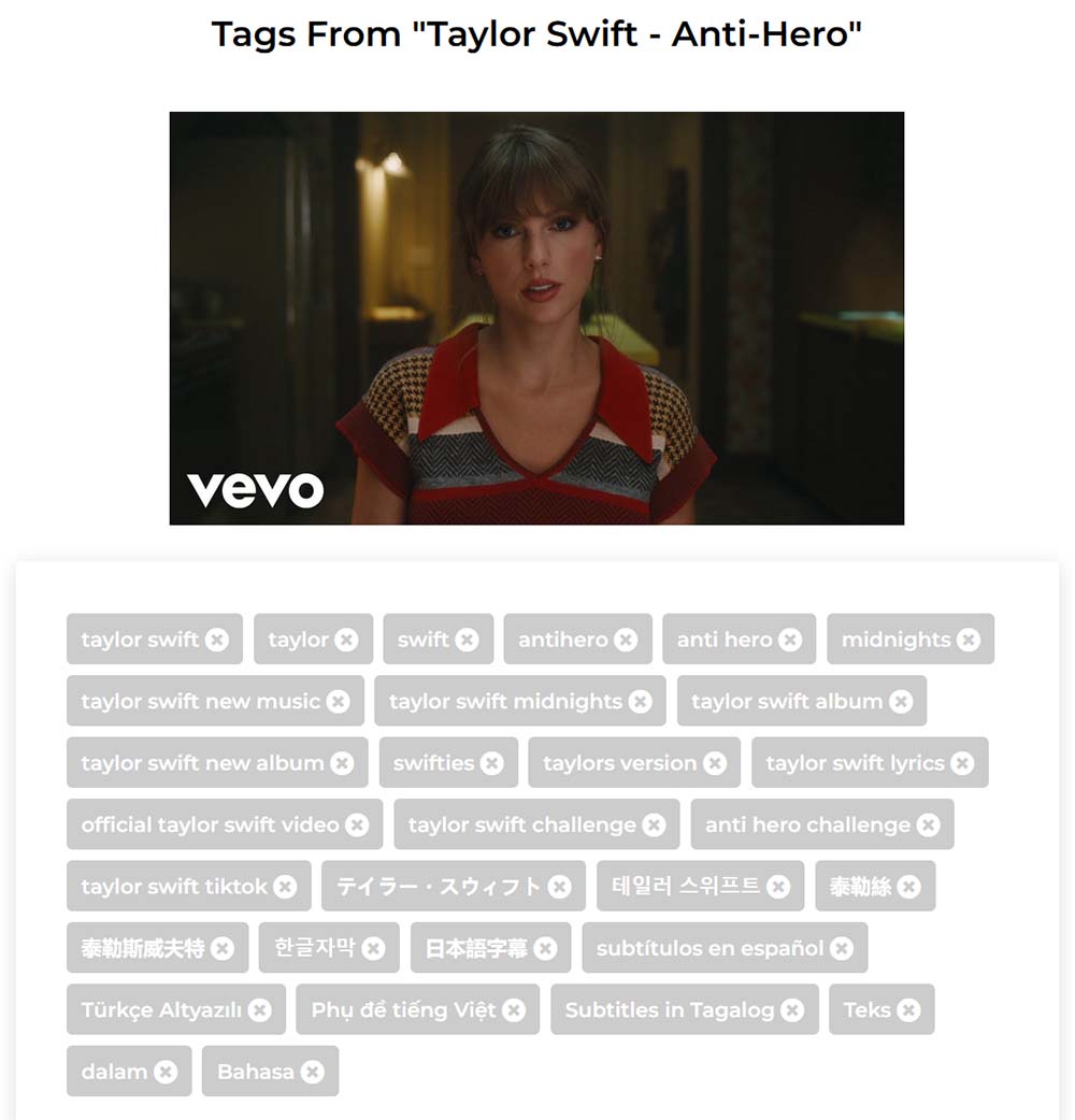 100+ Best YouTube Tags (100+ Ideas) Ideas TunePocket