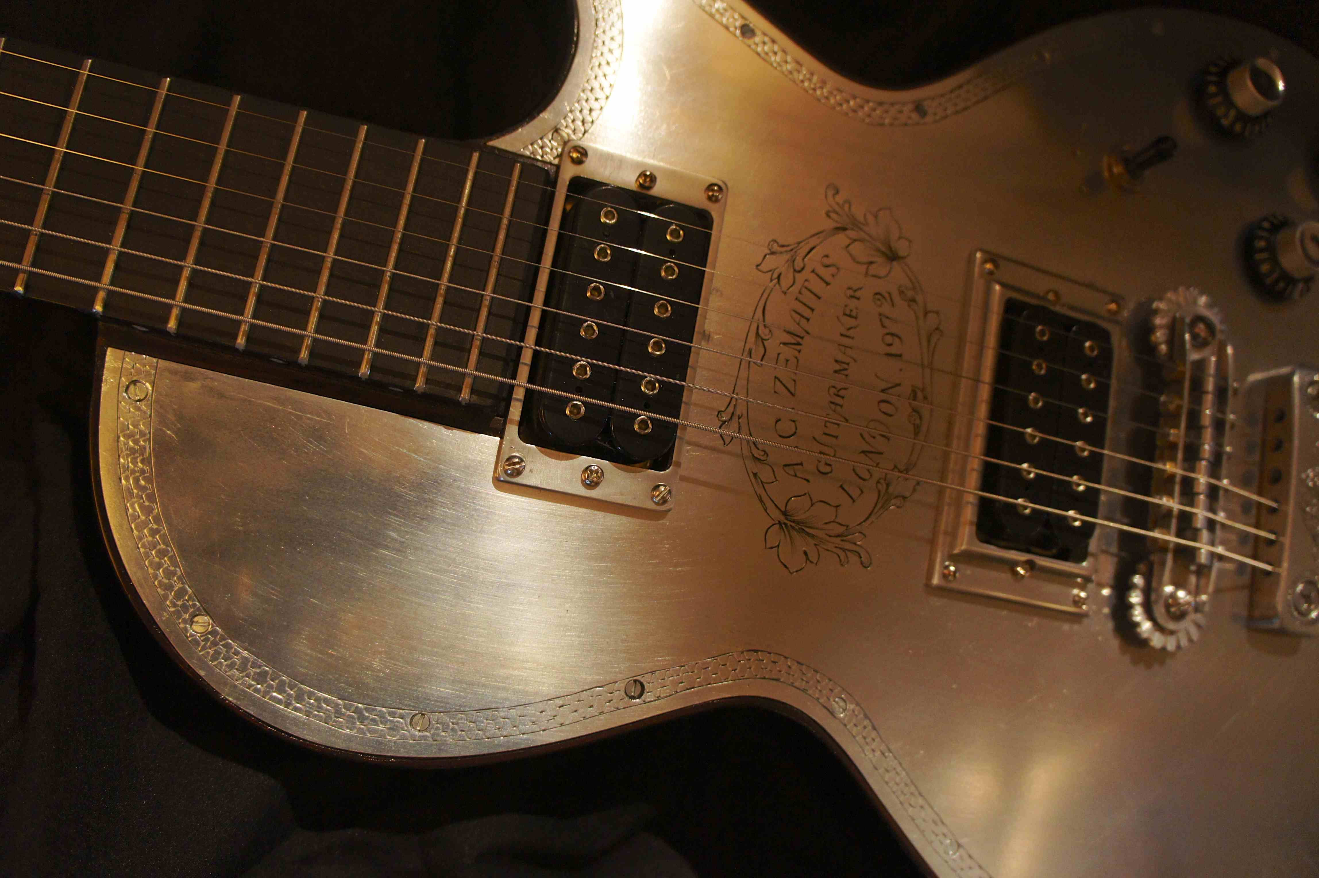 Tony Zemaitis, Metal Front Guitar, 1972 Martin Quittenton Tune Your