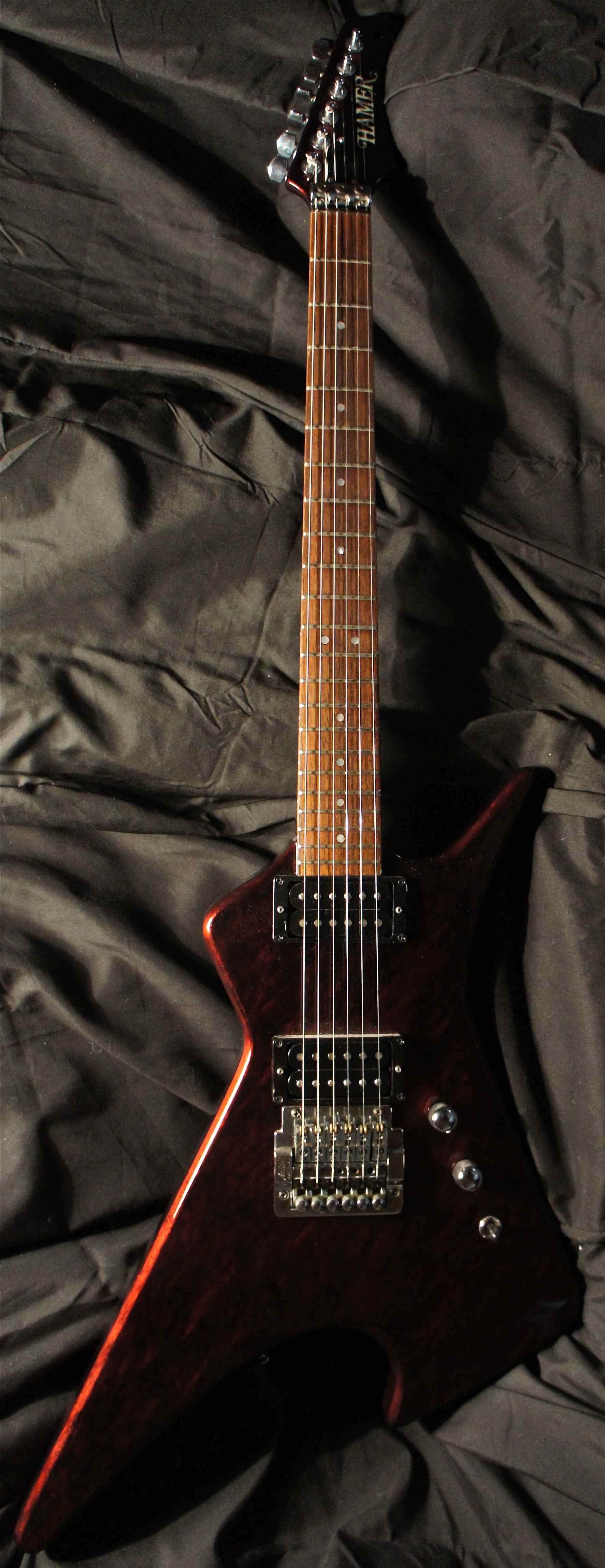 Hamer, Scarab, 1996, played by Glenn Tipton and Sammy Hagar Tune Your